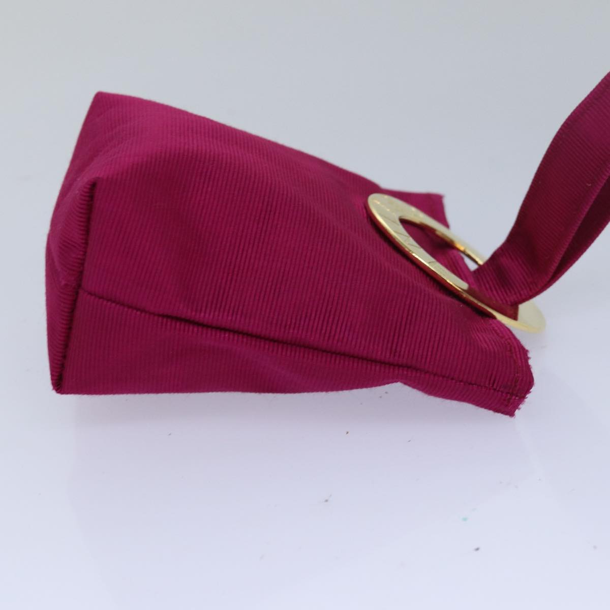 Luxury CELINE Circle Pouch Nylon Pink 80056