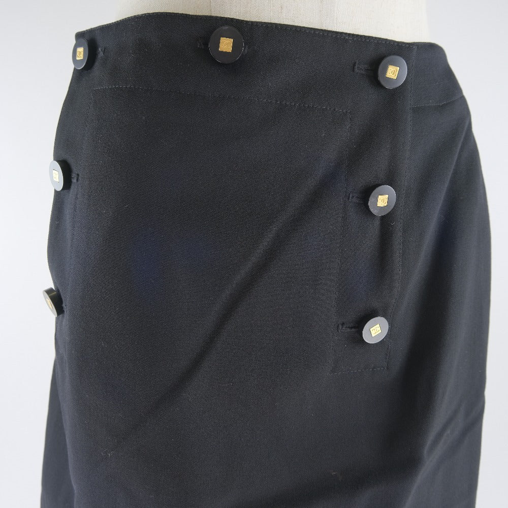 CHANEL skirt P08800V05079 wool black Women 38