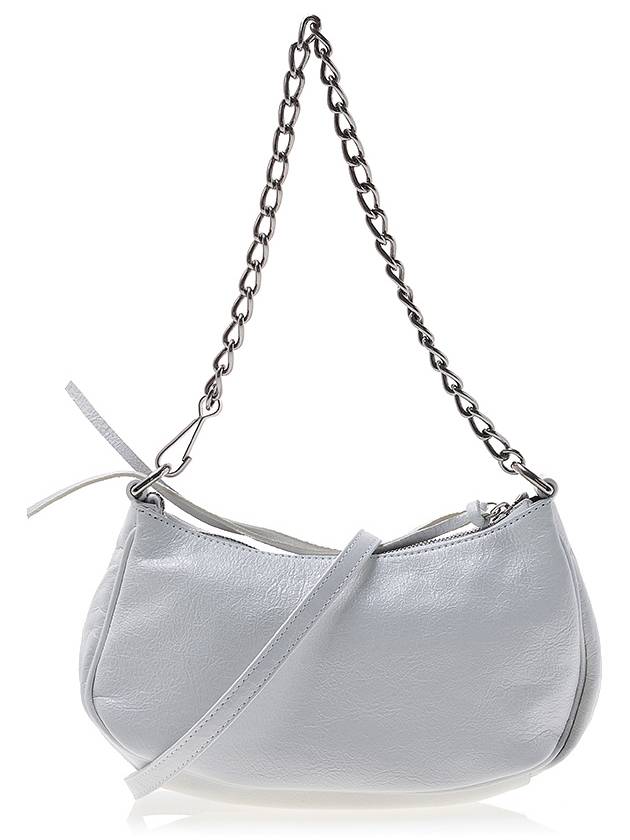 Luxury Balenciaga Trending 2025 Le Cagole Chain Mini Shoulder Bag White