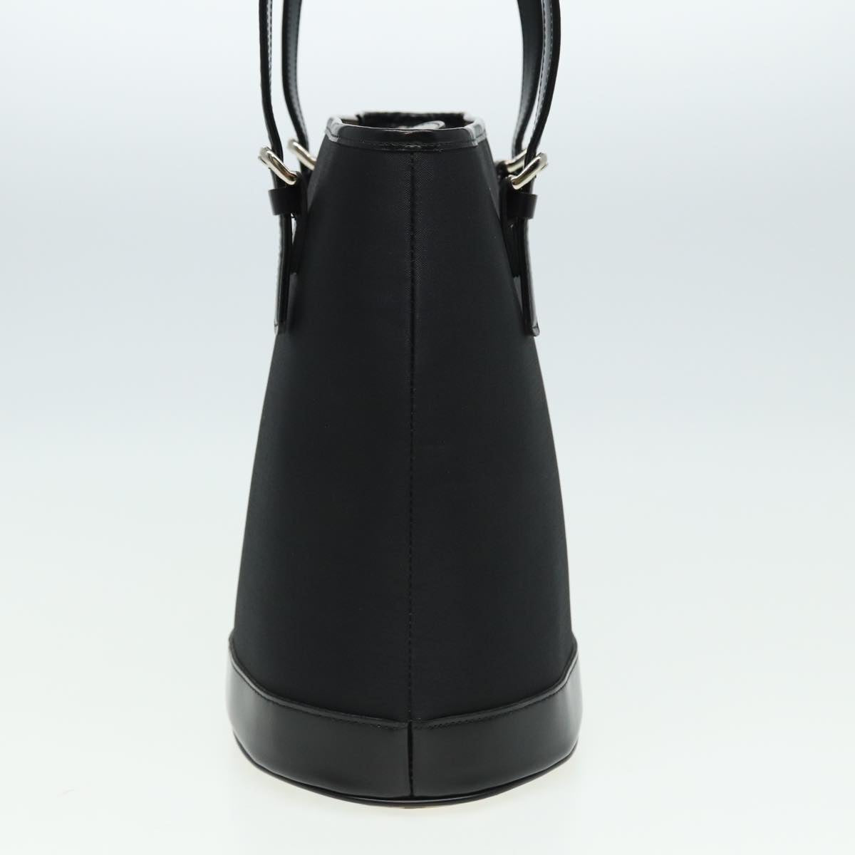 Luxury BurberrySs Blue Label Hand Bag Nylon Black Auth 81857