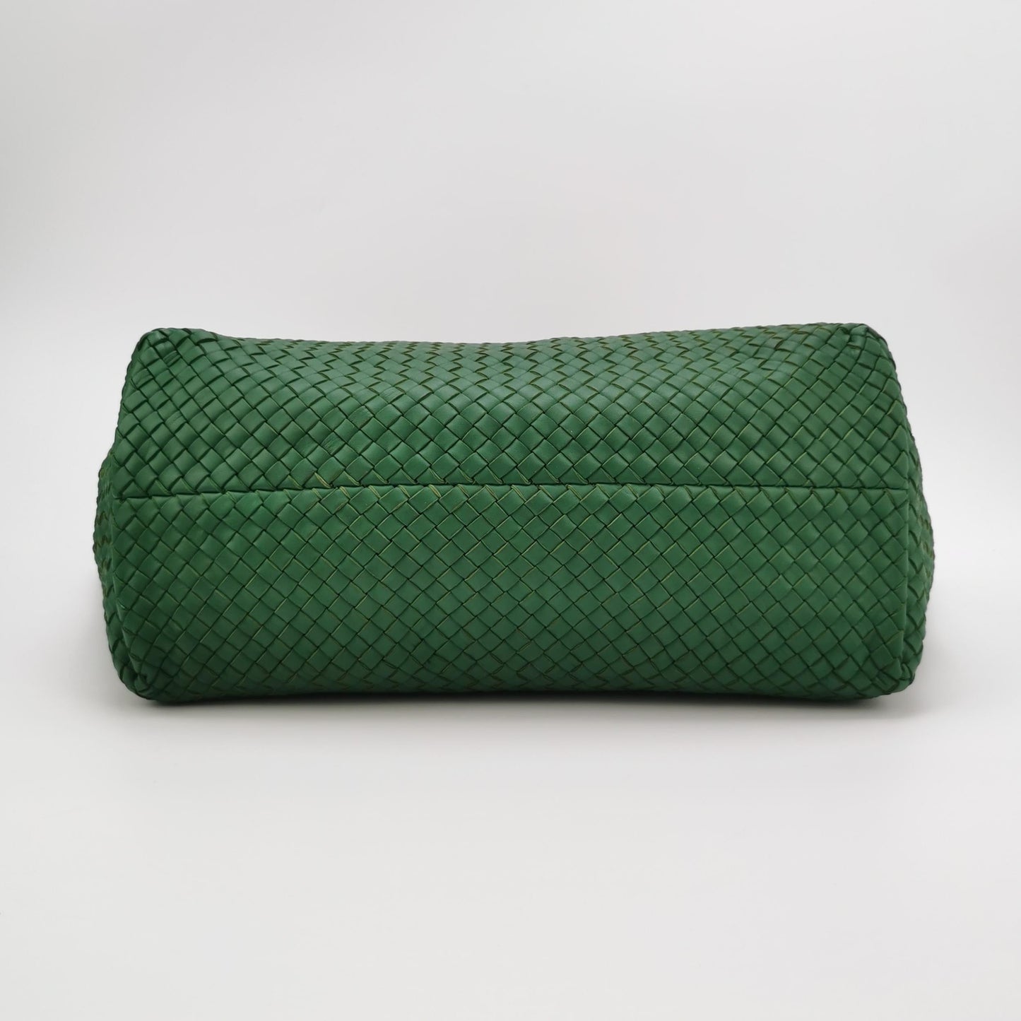 Bottega Veneta Cabat Tote Green Intreccio Leather 45cm