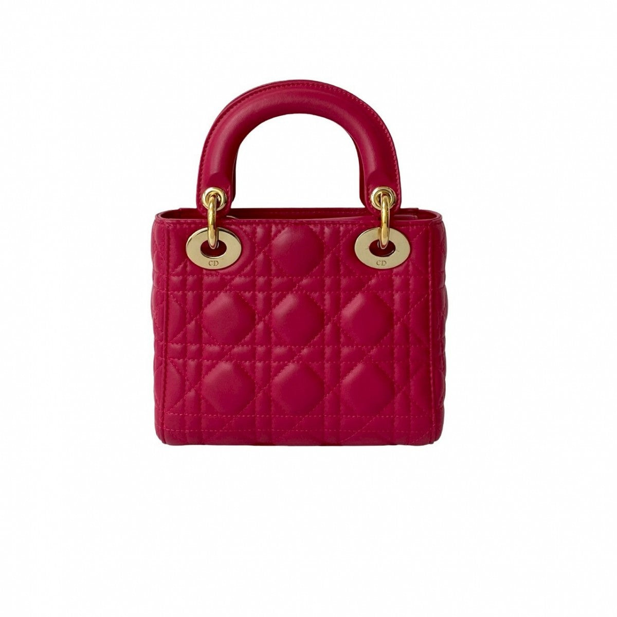 Dior Shoulder Bag leather pink Lady Dior