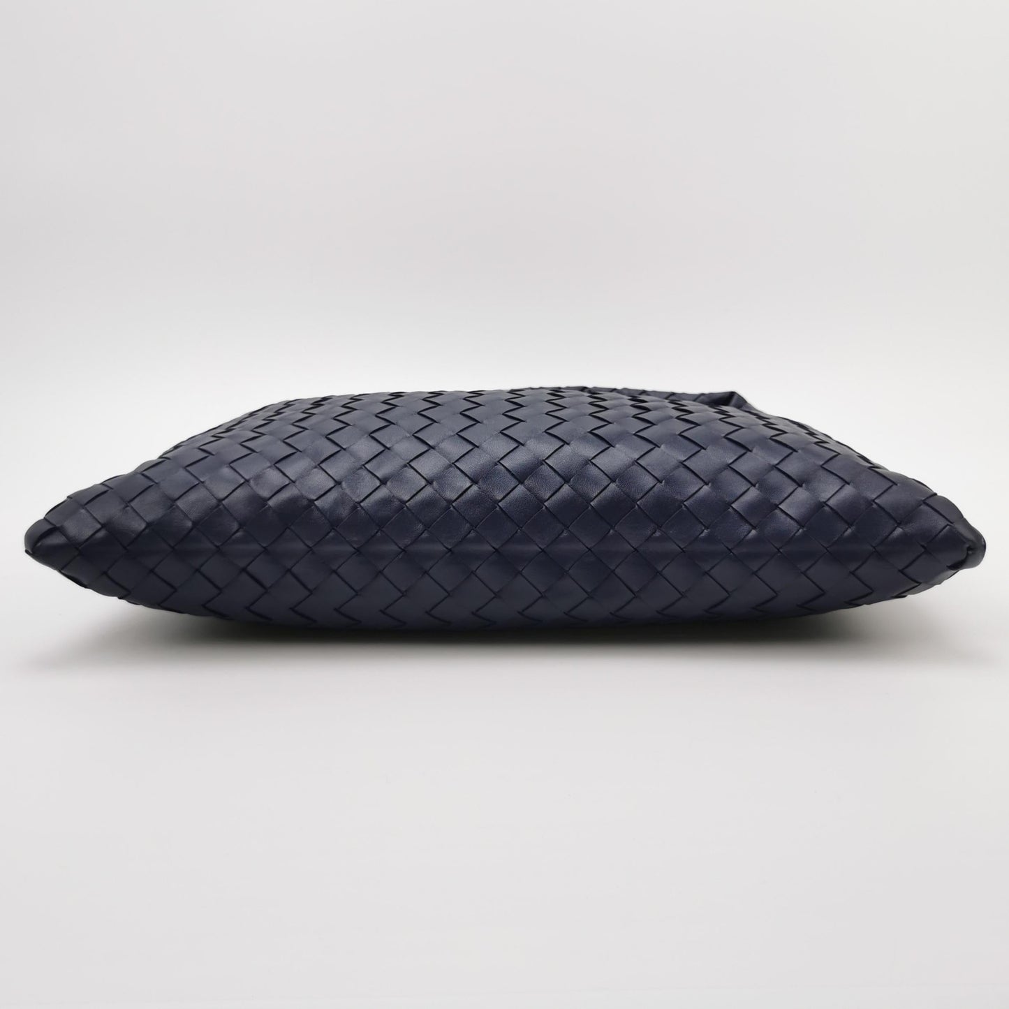 Bottega Veneta Hop Hobo Medium Leather Navy 46cm