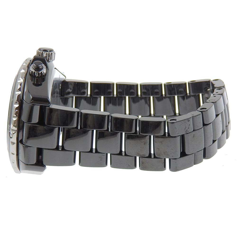 CHANEL Watches Mechanical Automatic H0940 ceramic black J12 black dial mens