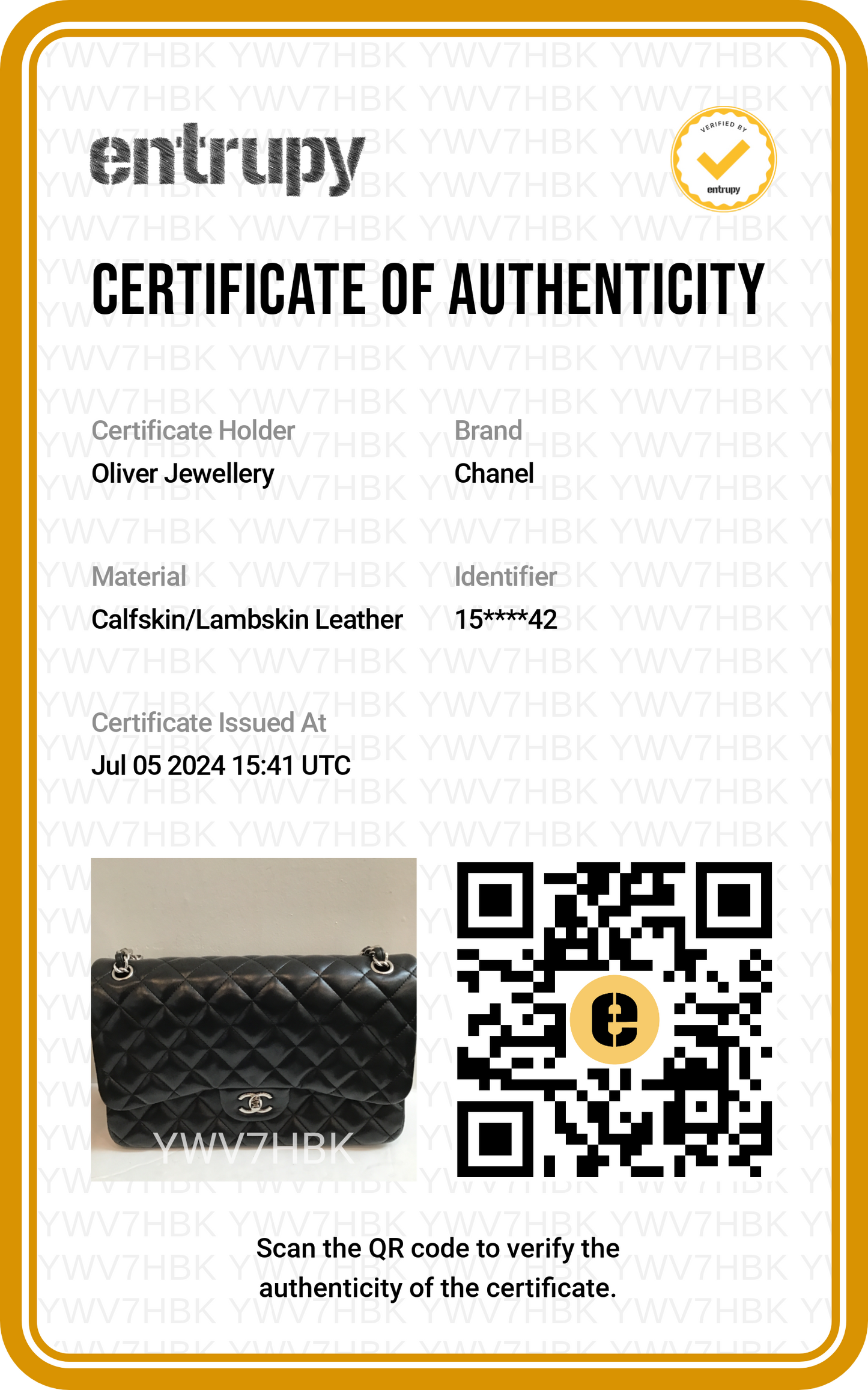 Chanel Black Lambskin Classic Jumbo Double Flap Bag