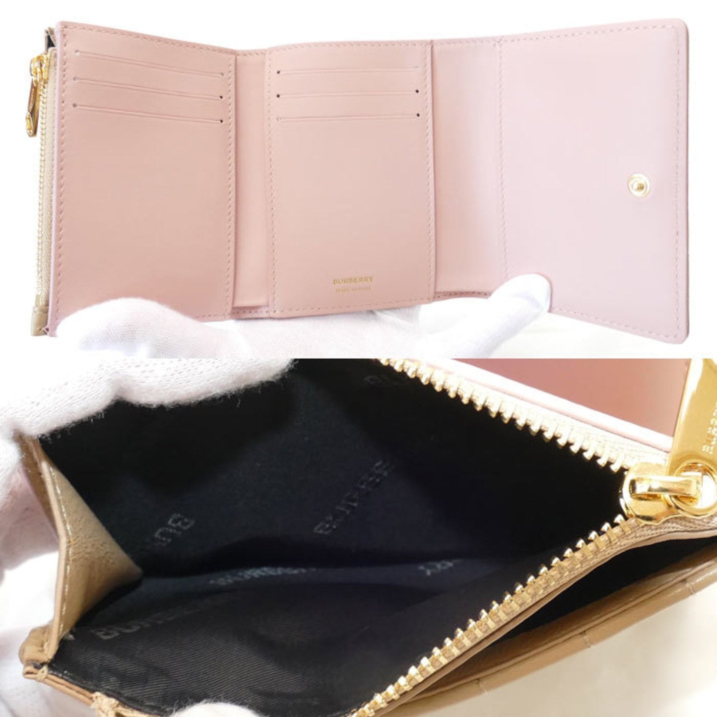 Luxury Burberry TB Wallet