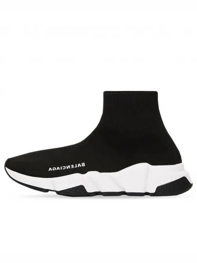 Luxury Balenciaga Trending 2025 Speed Trainer High Top Sneakers Black White