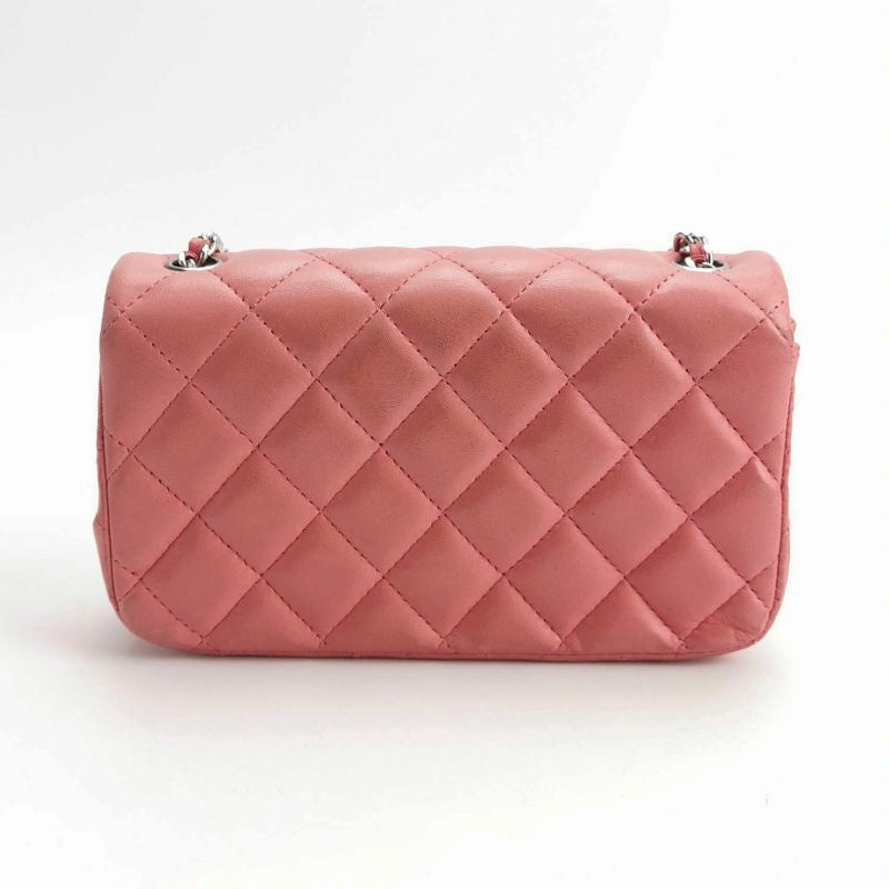 Chanel Classic Flap Rectangular Mini Pink Lambskin, 2012