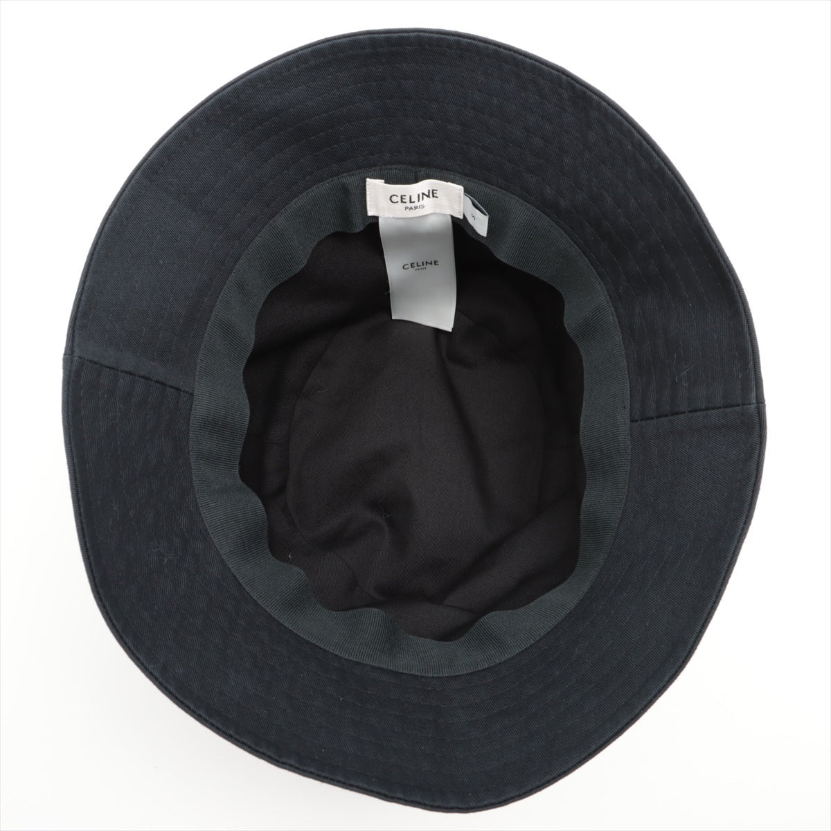 Luxury CELINE Navy Bucket Hat Size S