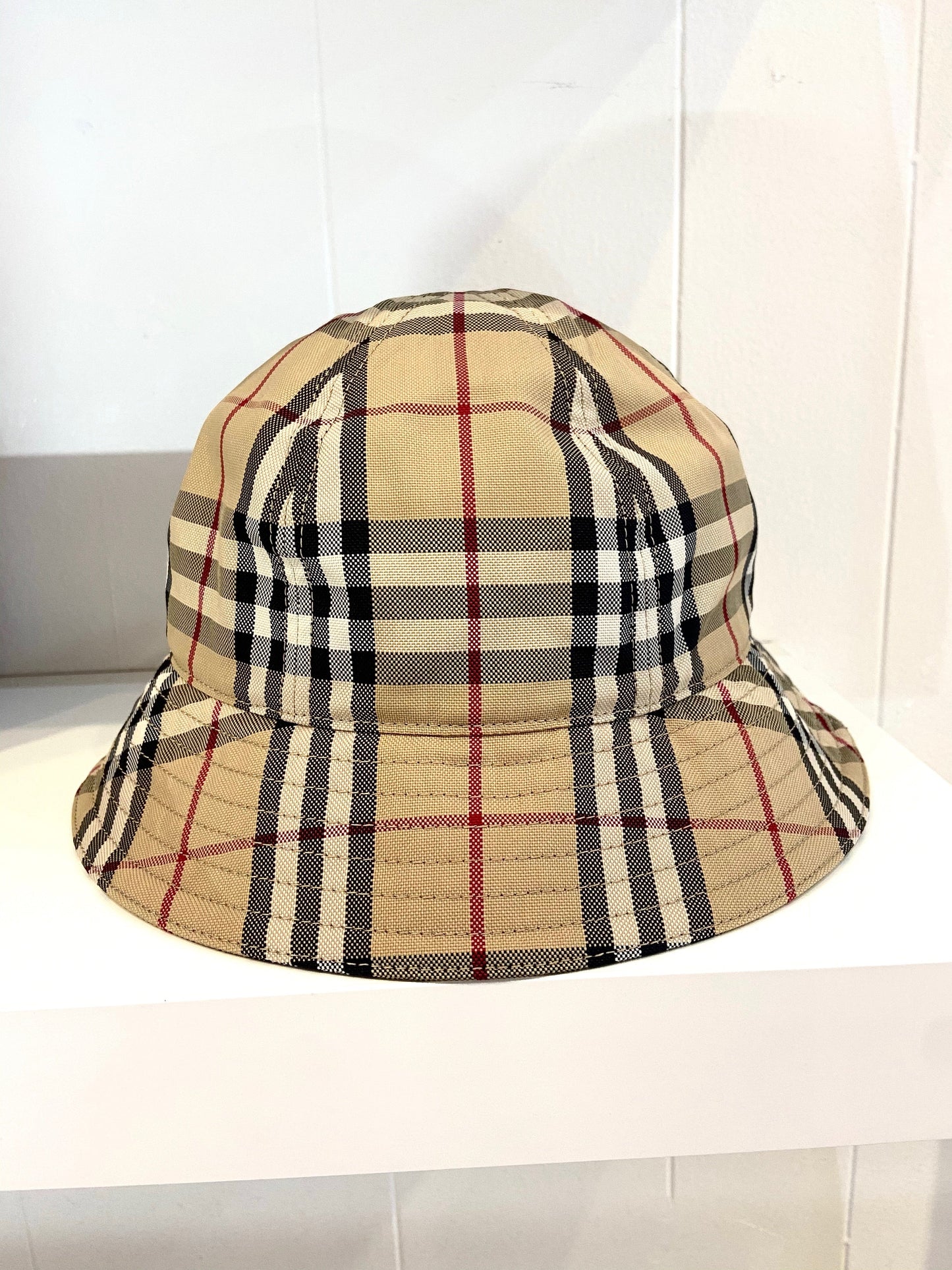 BURBERRY VINTAGE CHECK BUCKET HAT