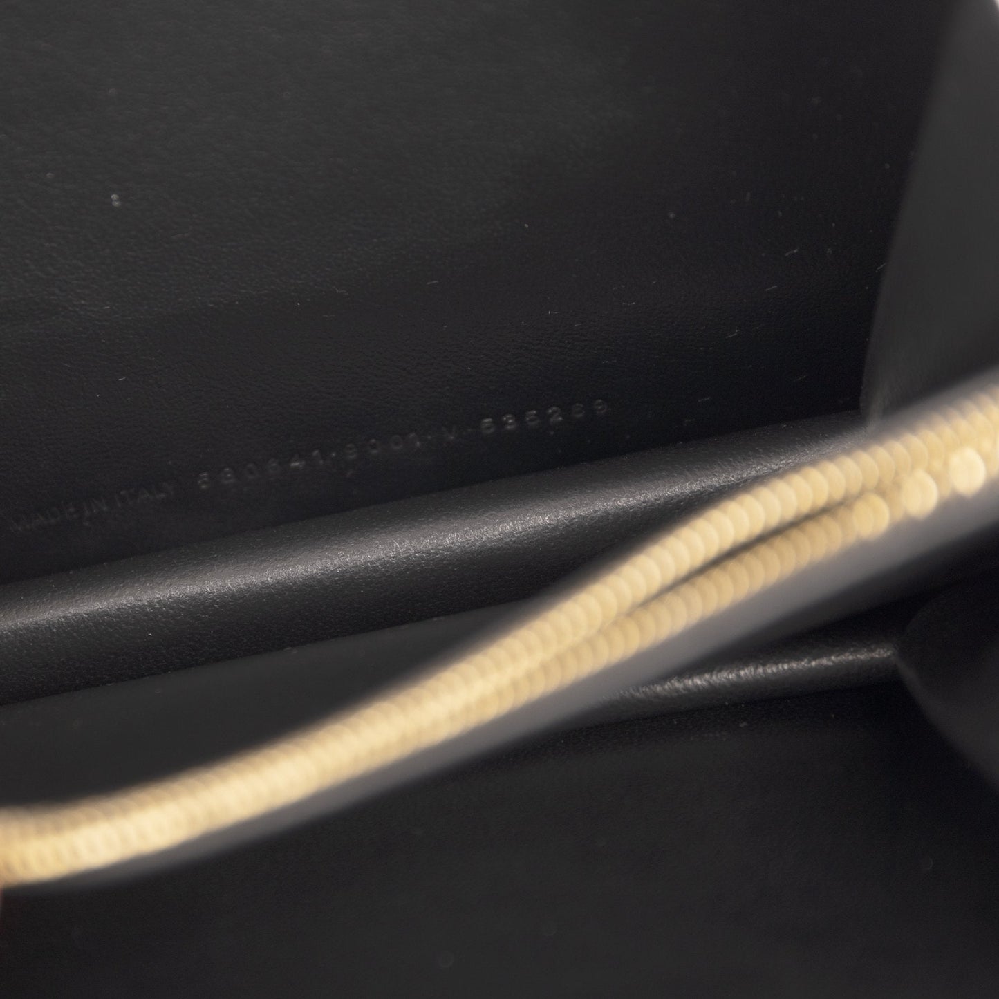 Balenciaga Croc-Embossed Sharp S Chain Bag