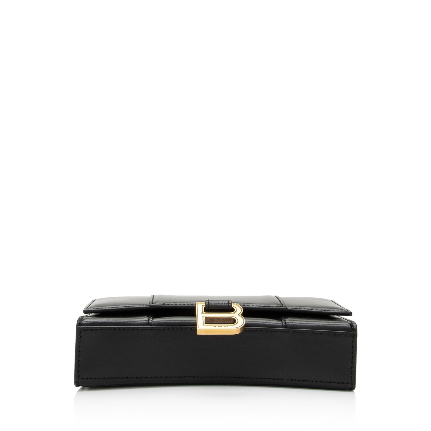 Luxury Balenciaga Trending 2025 Shiny Calfskin Hourglass Wallet on Chain Bag (SHF-RgTbFx)
