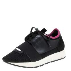 BALENCIAGA RACE RUNNERS LOW TOP SNEAKERS