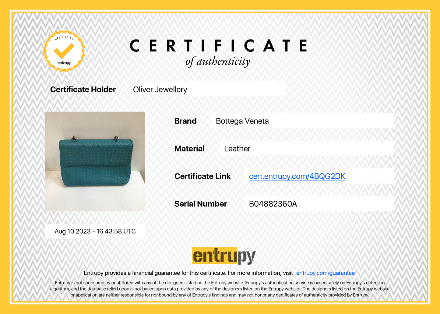 Bottega Veneta Blue Large Intrecciato Olimpia Bag