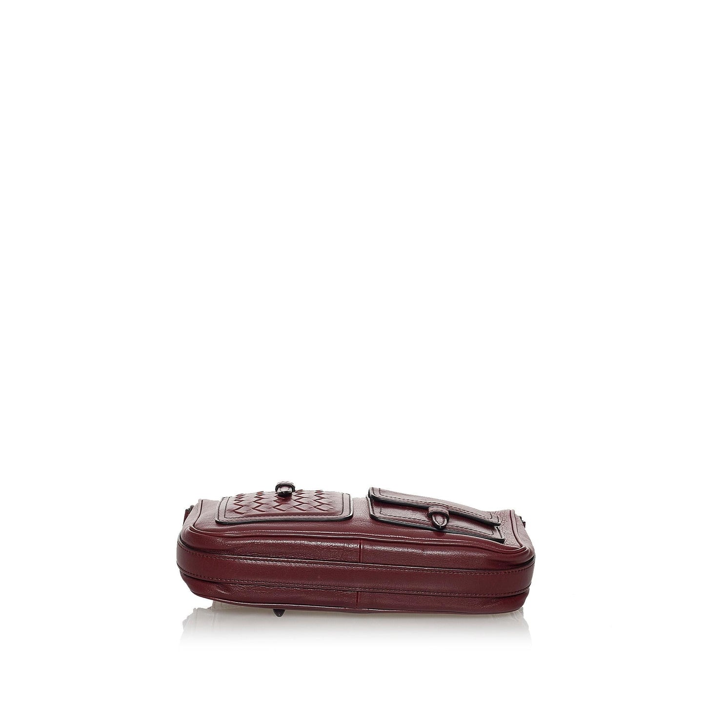 Luxury Bottega Veneta Intrecciato Leather Shoulder Bag (SHG-30920)
