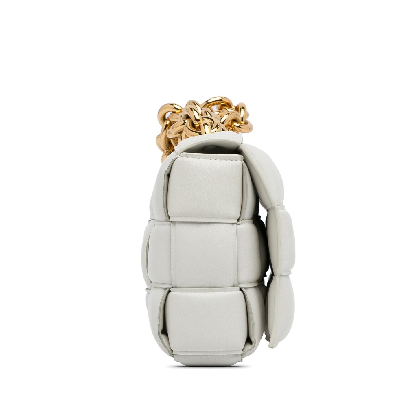 Luxury Bottega Veneta Intrecciato Padded Chain Cassette (SHG-mdMFBa)