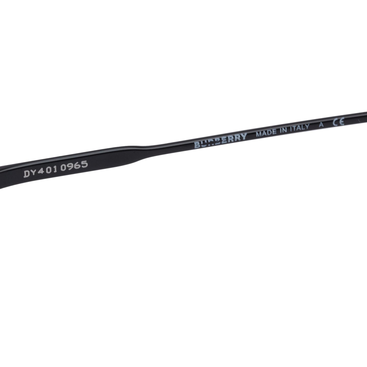 Burberry B 3121 Black & Check Metal Frame Aviator Sunglasses