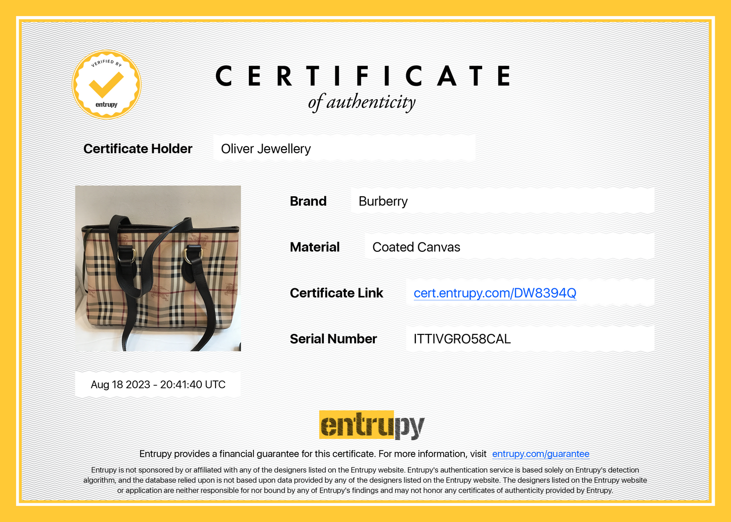 Burberry Haymarket Check Regent Tote