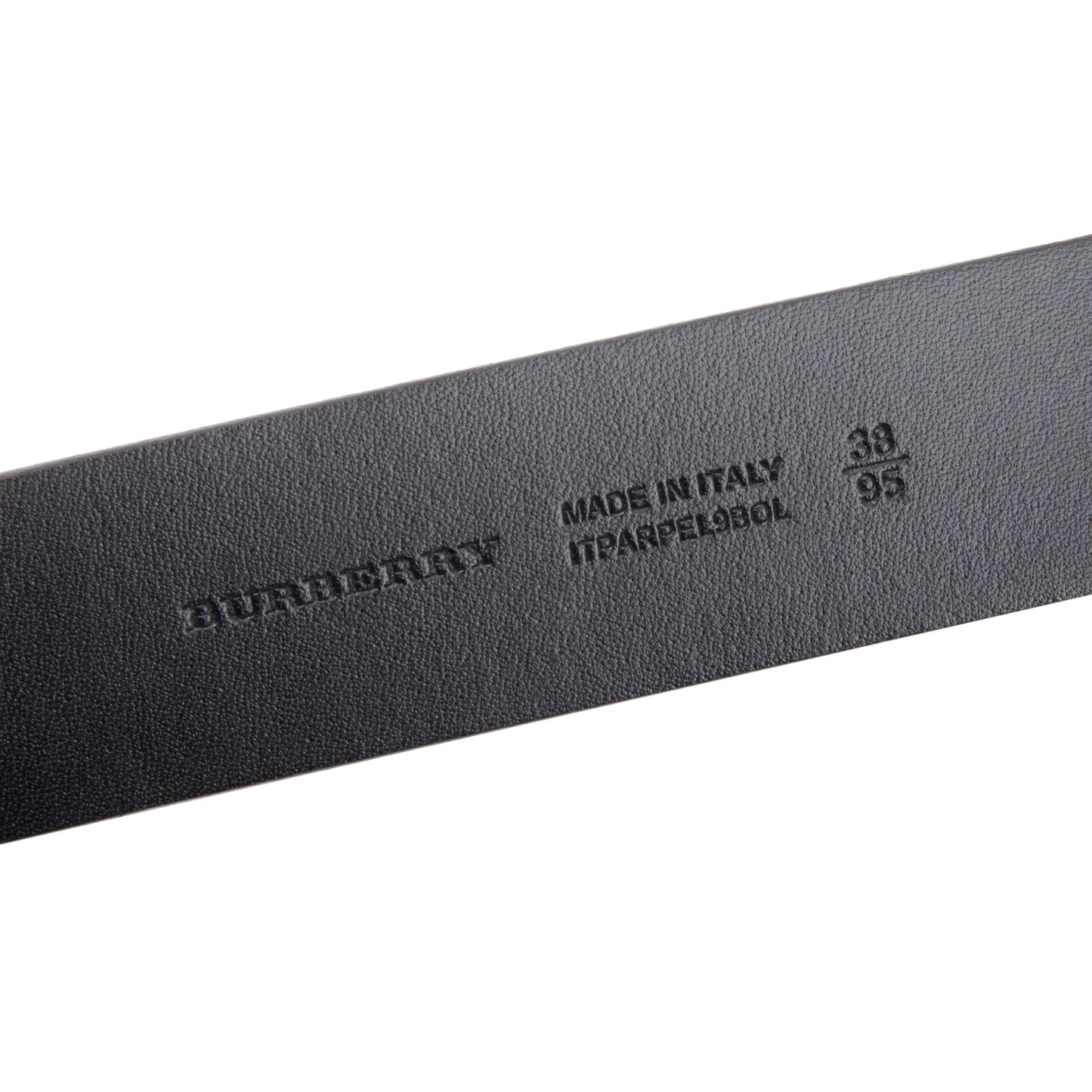 Burberry Haymarket Check and Leather Belt