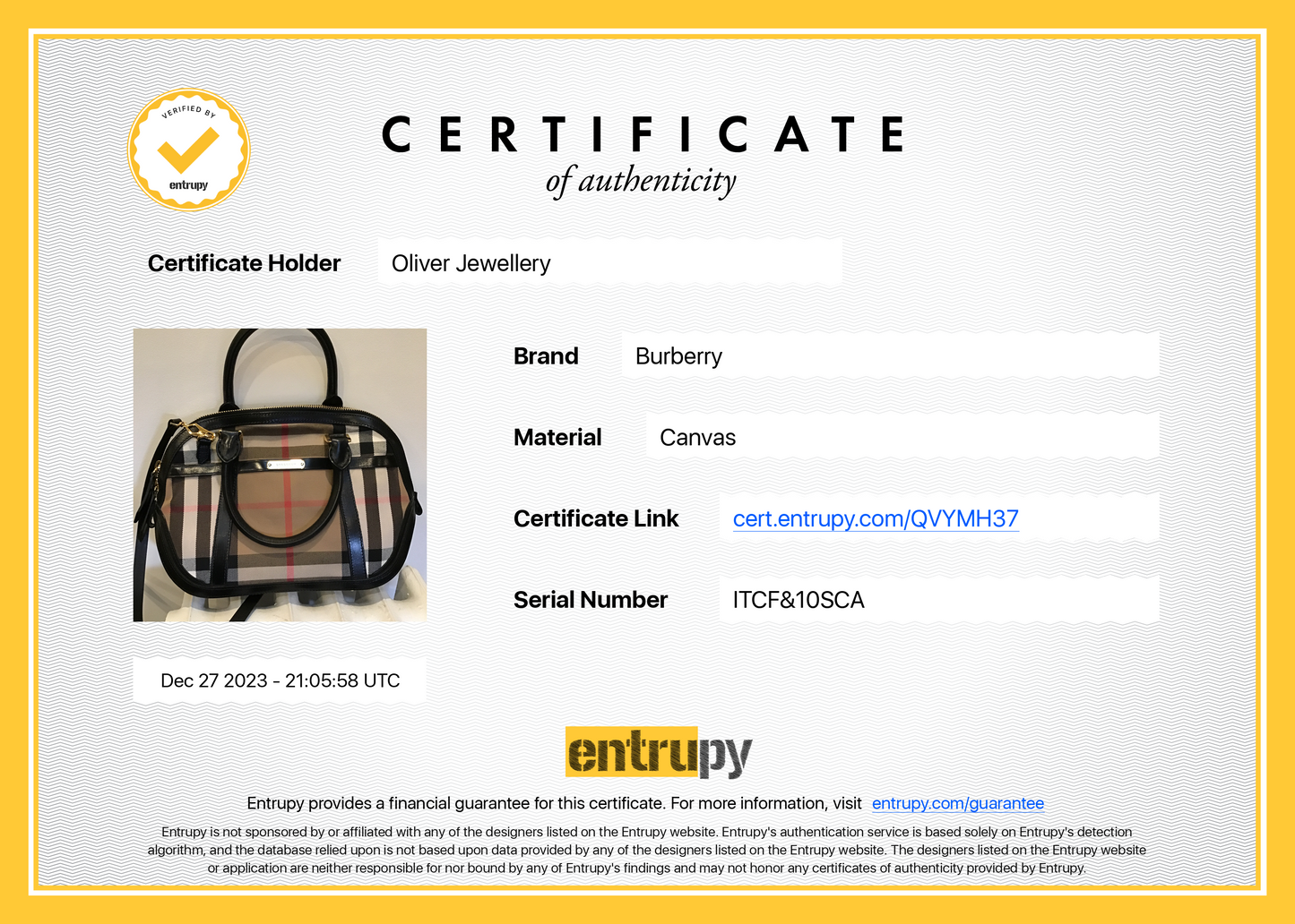 Burberry House Check Small Orchard Bowling Bag
