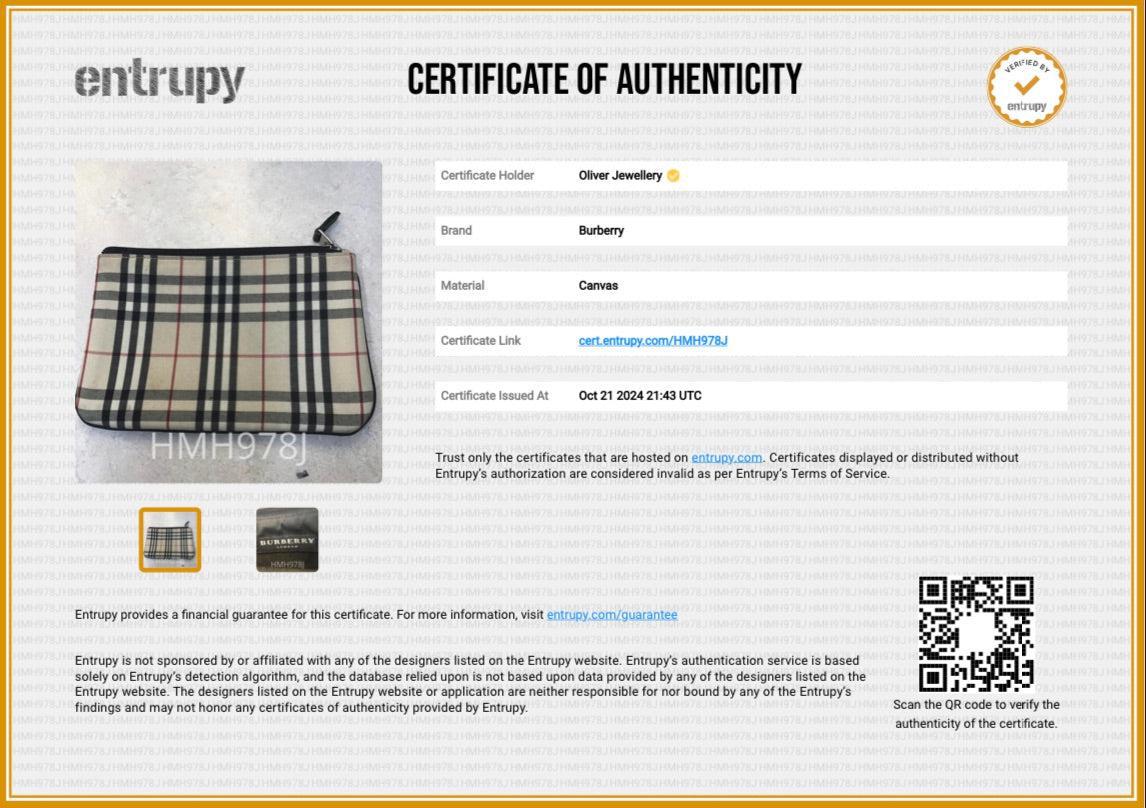 Burberry Vintage Check Small Pouch