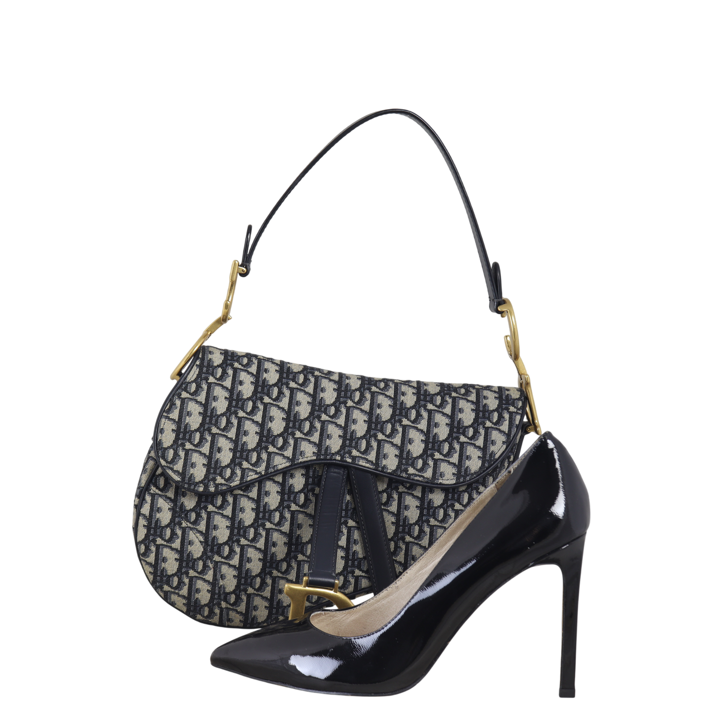 Dior Saddle Bag Oblique with Strap