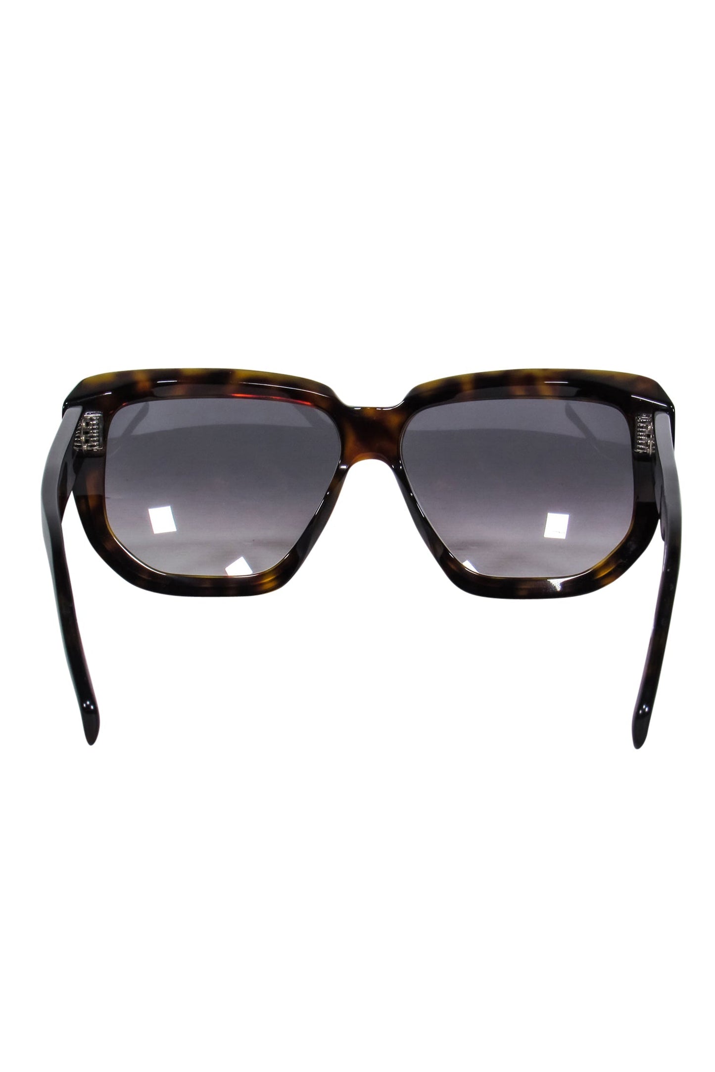 Luxury CELINE - Brown Tortoise Square Sunglasses