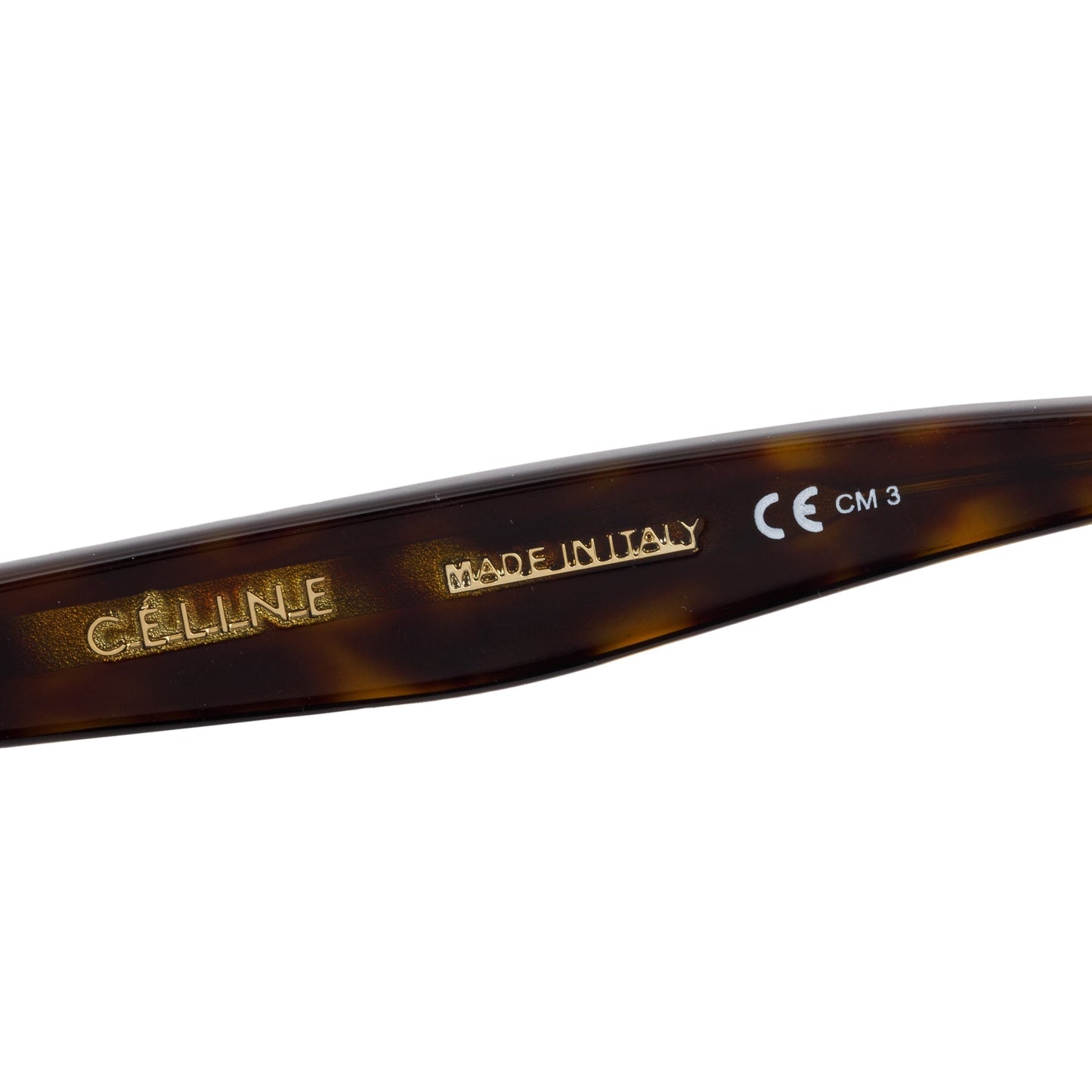 Celine CL41371/S Havana Acetate Round Sunglasses