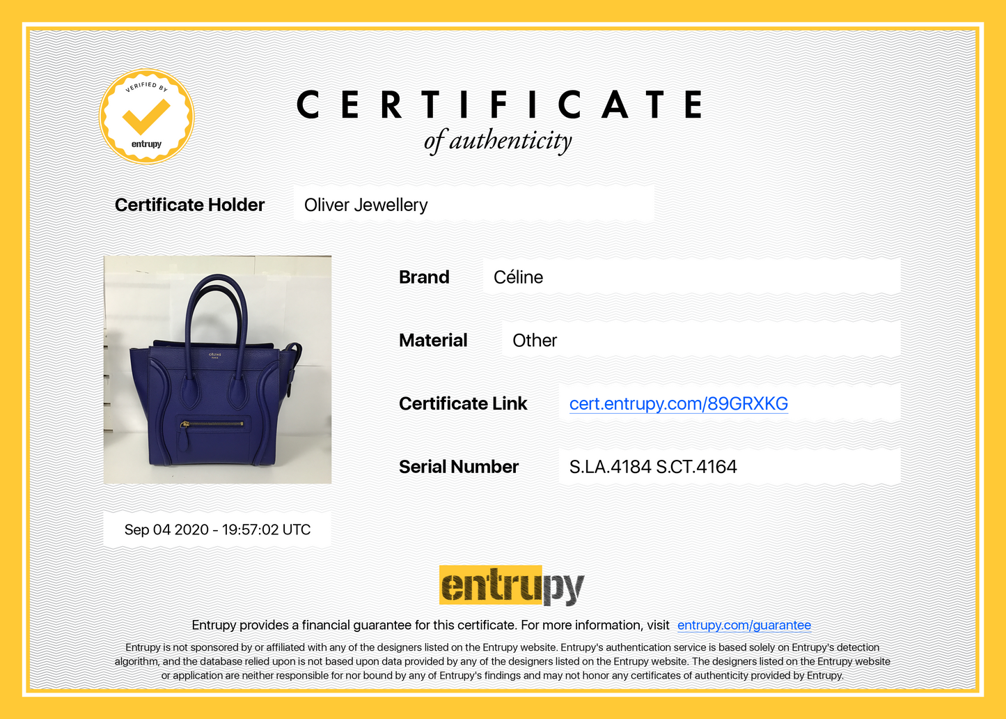 Celine Micro Luggage Tote