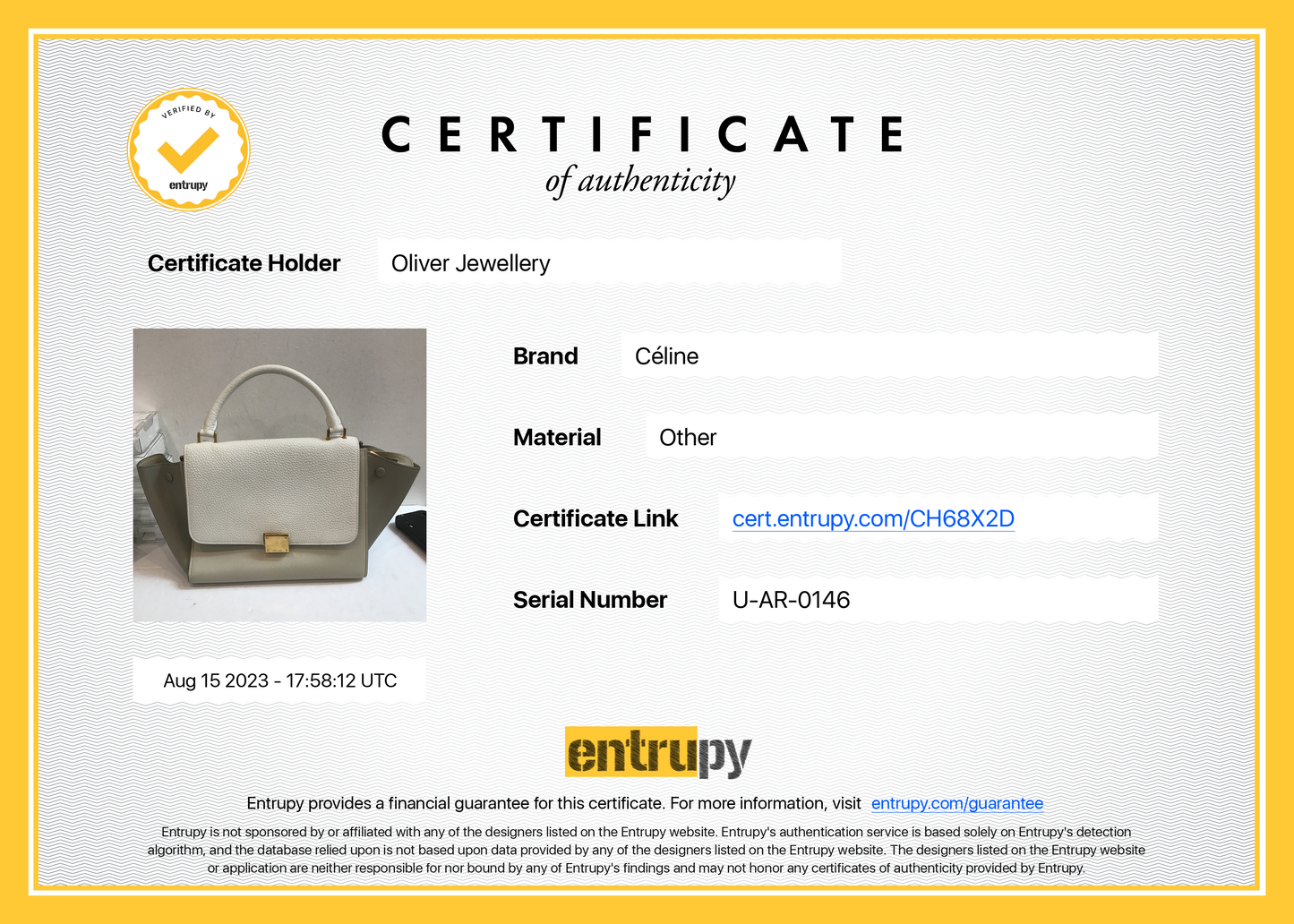 Celine Small Tricolor Leather Trapeze Bag