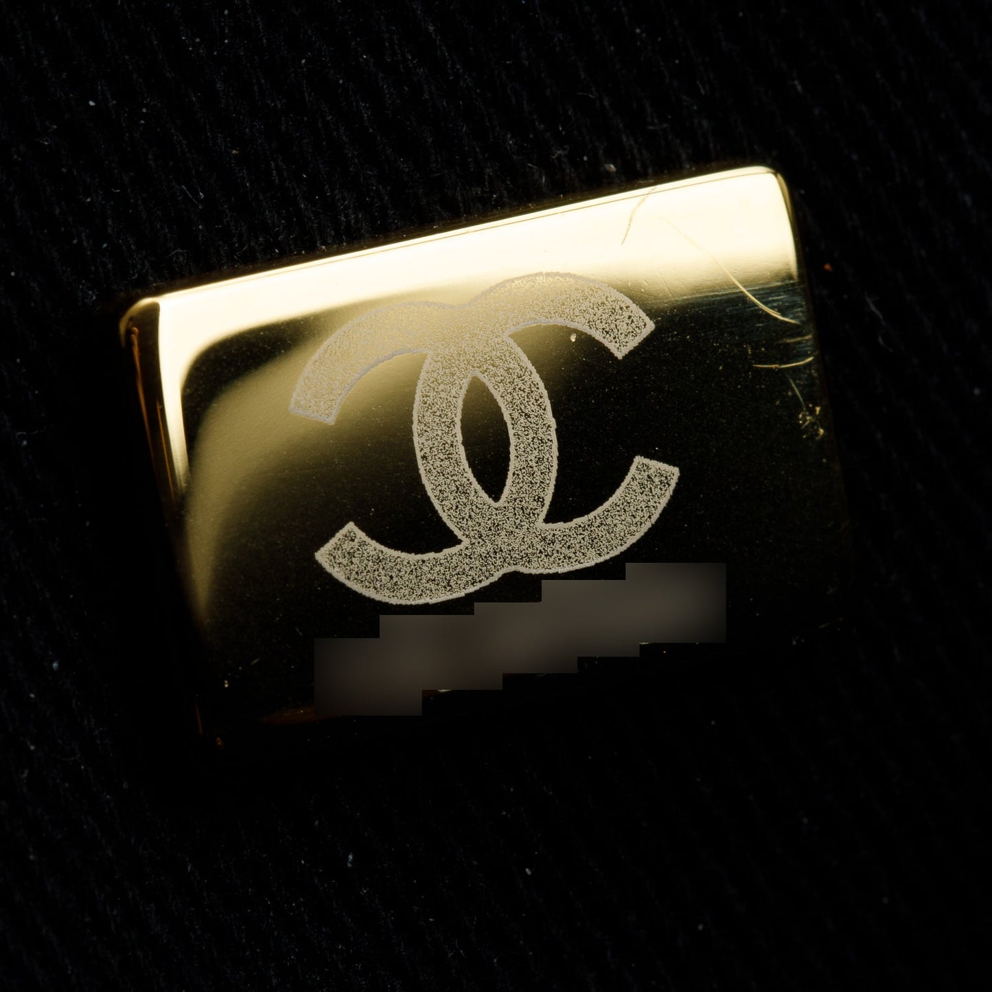 Chanel 2022 Black Calfskin Leather Grey Knit Medium Deauville Tote