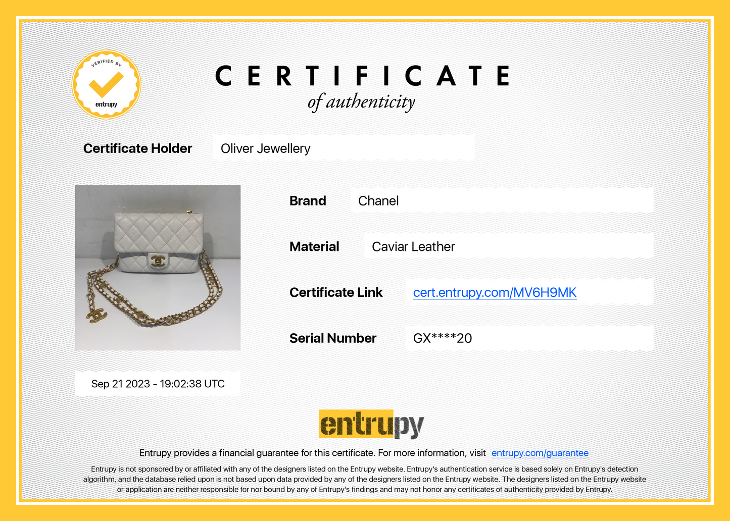 Chanel 2022 White Quilted Caviar Leather Pick Me Up Belt Bag