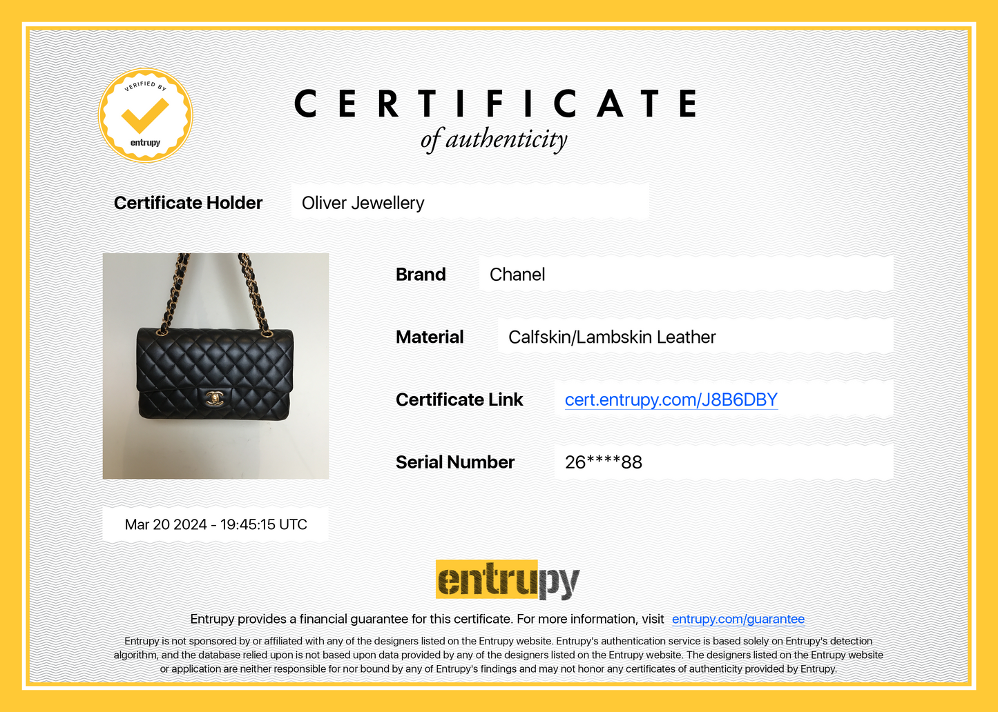 Chanel Black Quilted Lambskin Leather Classic Medium Double Flap Bag