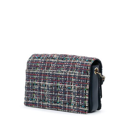 Chanel CC Multicolor Tweed Double Flap (SHG-djHZ7S)