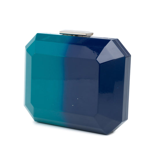 Chanel CC Ombre Plexiglass Clutch on Chain (SHG-RD2nKl)