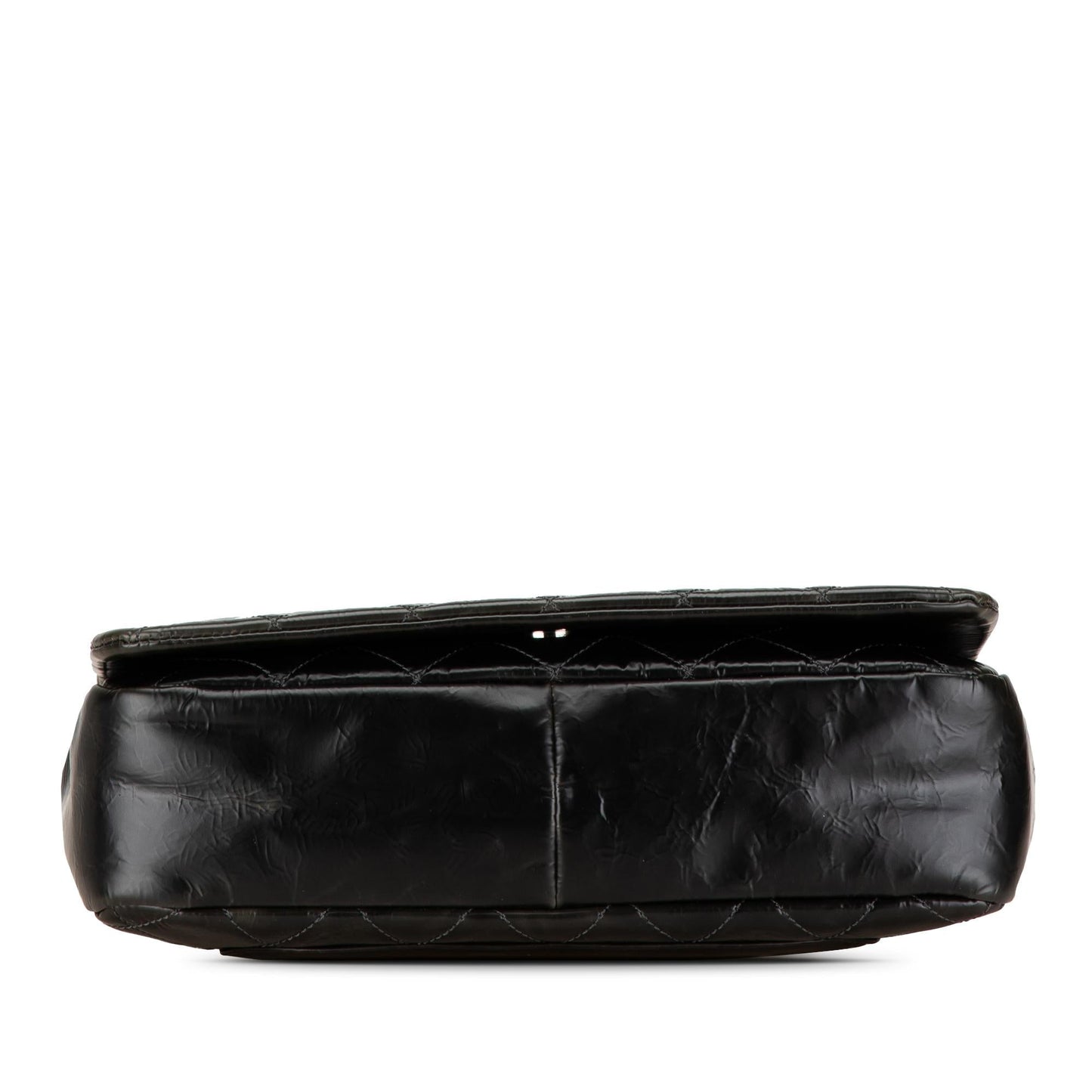 Chanel CC Quilted Glazed Calfskin Flap (SHG-16f7wX)