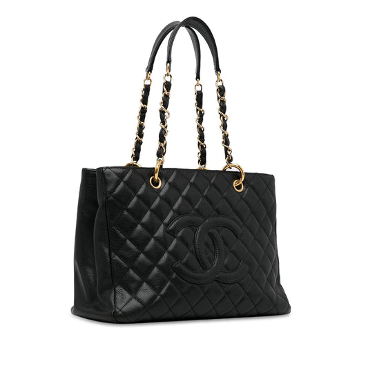 Chanel Caviar Grand Shopping Tote (SHG-uwjTqA)