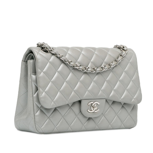 Chanel Jumbo Classic Lambskin Double Flap (SHG-FFE2dS)