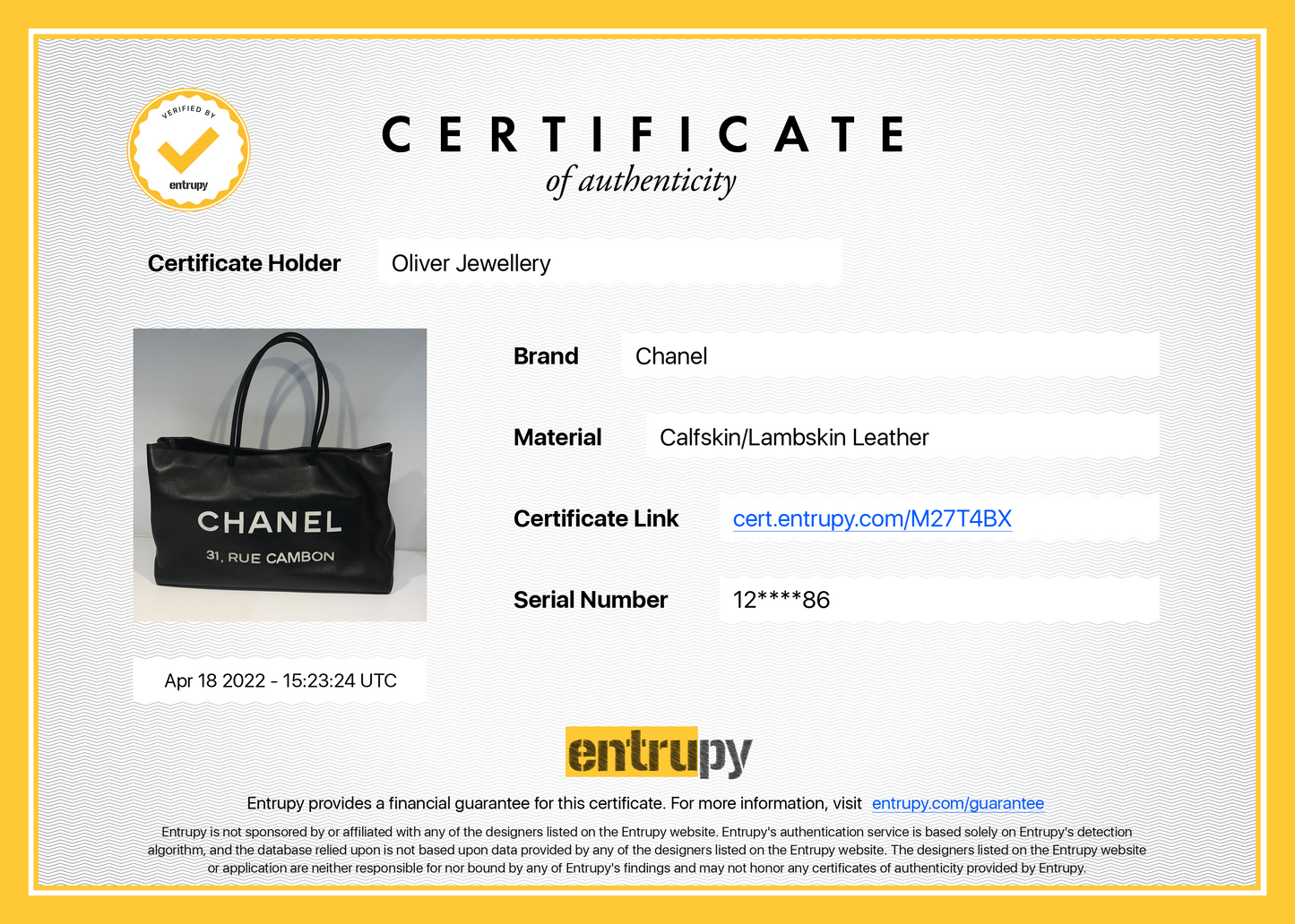 Chanel Large Essential Shopping Tote