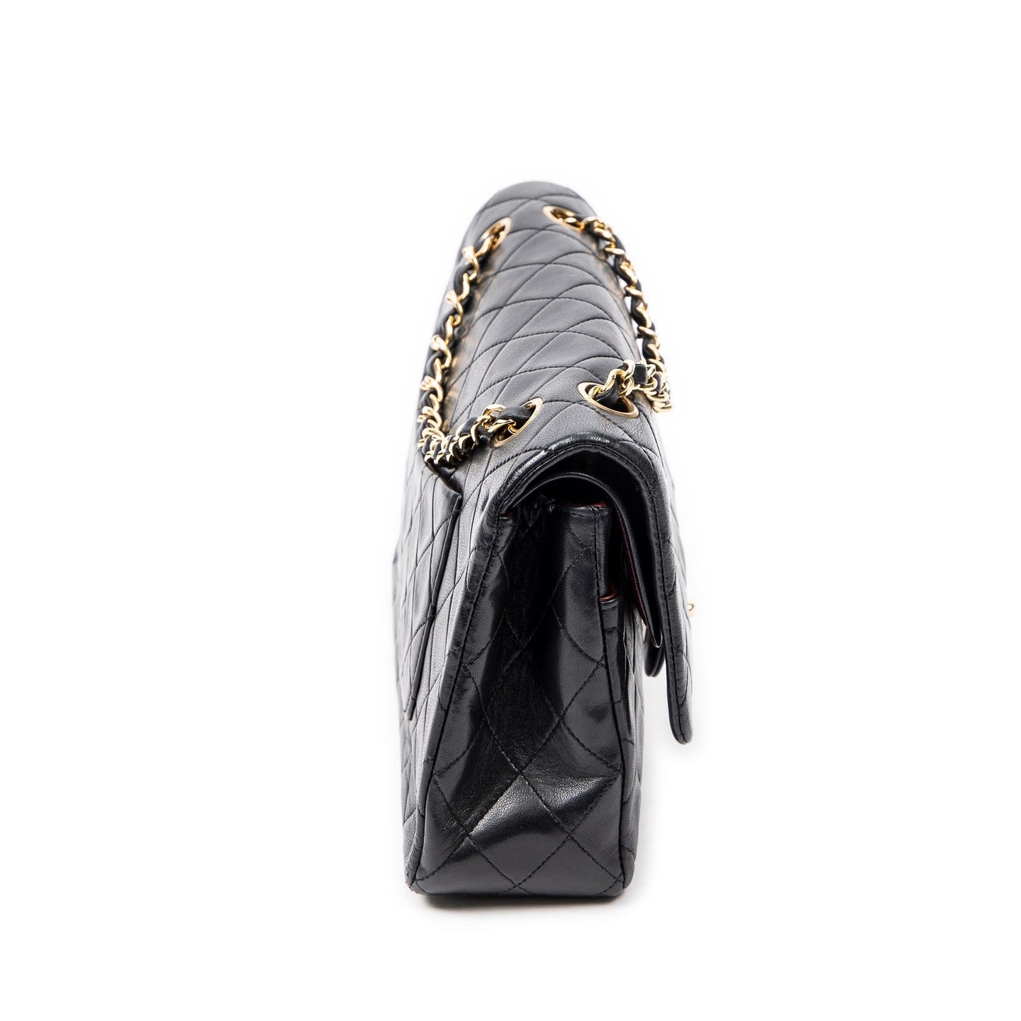 Chanel Medium Classic Lambskin Double Flap (SHG-lRIbs9)