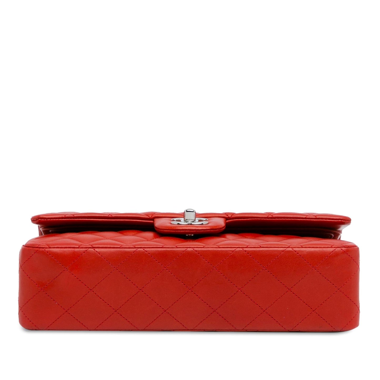 Chanel Medium Classic Lambskin Double Flap (SHG-hCviYB)