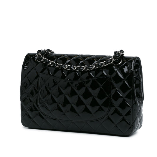 Chanel Medium Classic Patent Double Flap (SHG-BrQGTp)