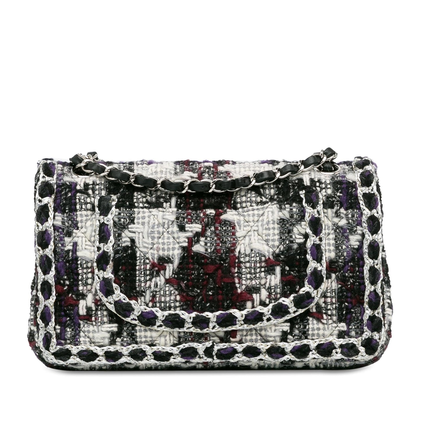 Chanel Medium Classic Tweed Double Flap (SHG-J5aO5L)