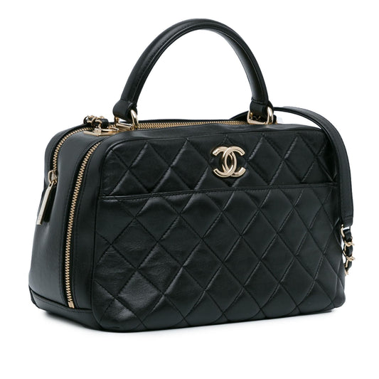 Chanel Medium Lambskin Trendy CC Bowling Bag (SHG-6zNdDE)