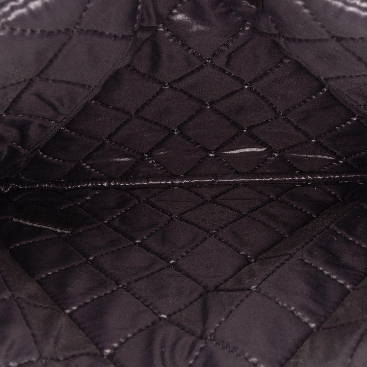 Chanel Medium Quilted Patent O Case Clutch