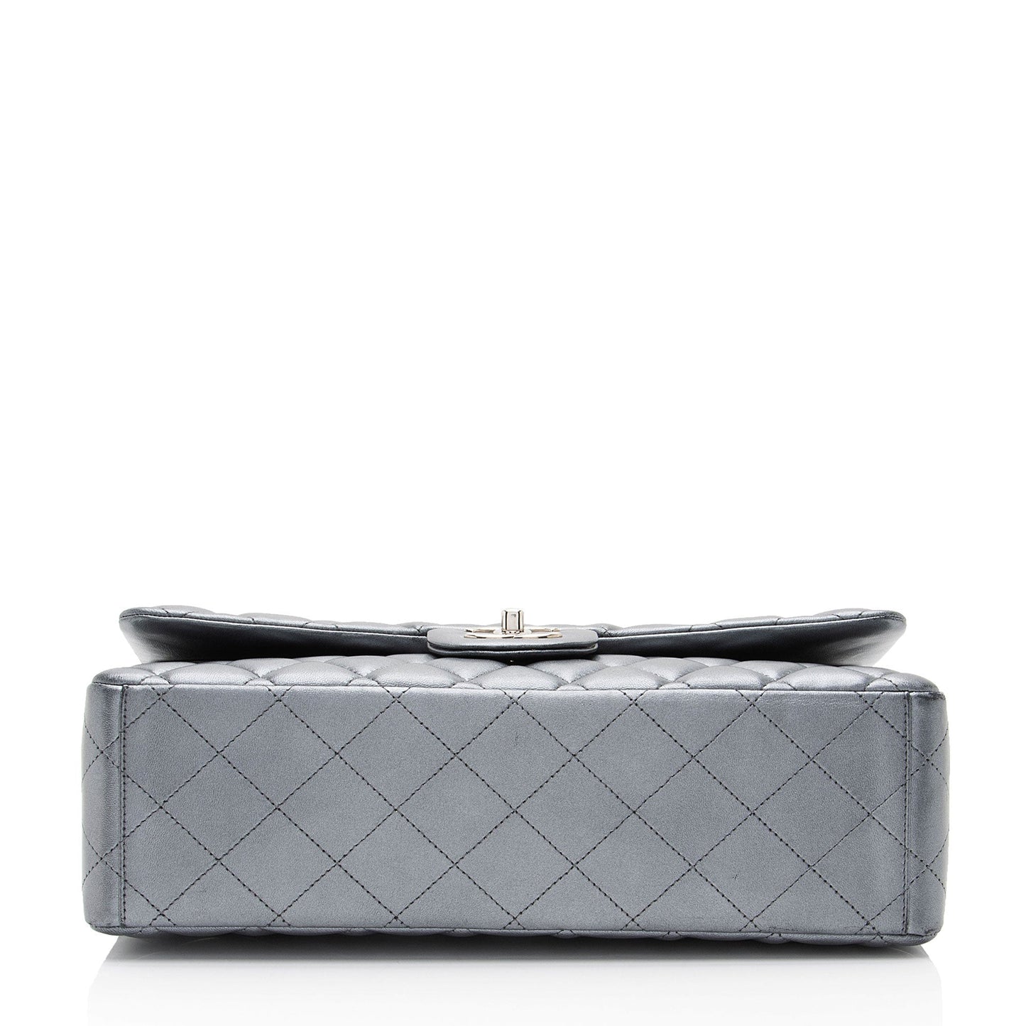 Chanel Metallic Lambskin Classic Maxi Double Flap Bag