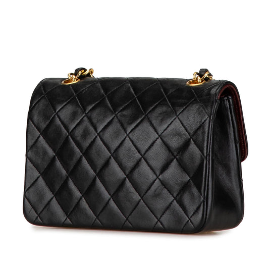 Chanel Mini Quilted Lambskin CC Single Flap (SHG-RoKQI5)