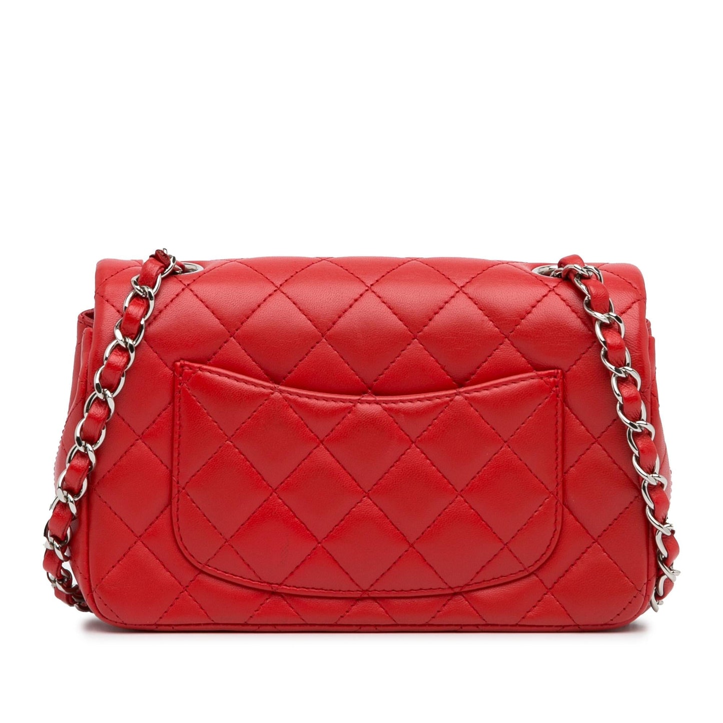 Chanel Mini Rectangular Classic Lambskin Single Flap (SHG-ibXR3K)
