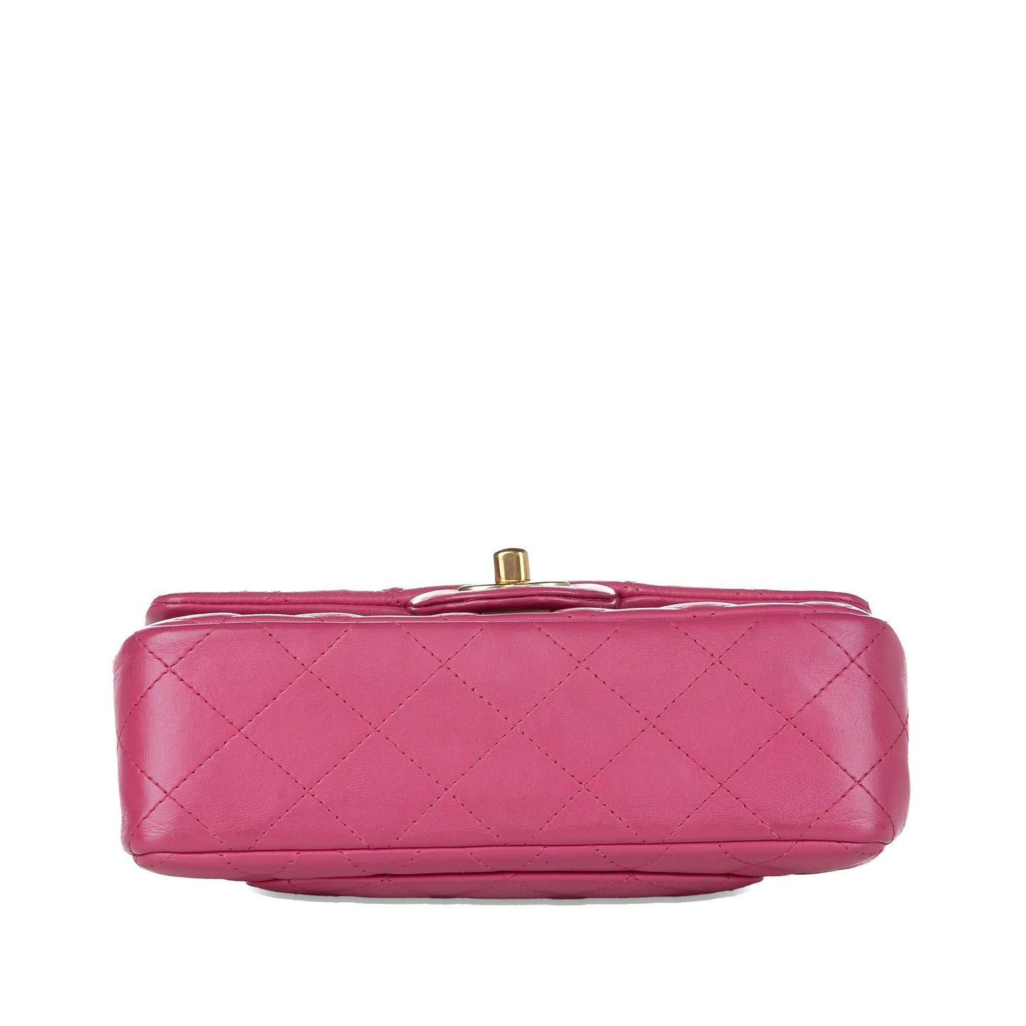 Chanel Mini Rectangular Classic Lambskin Single Flap (SHG-mr1rzU)