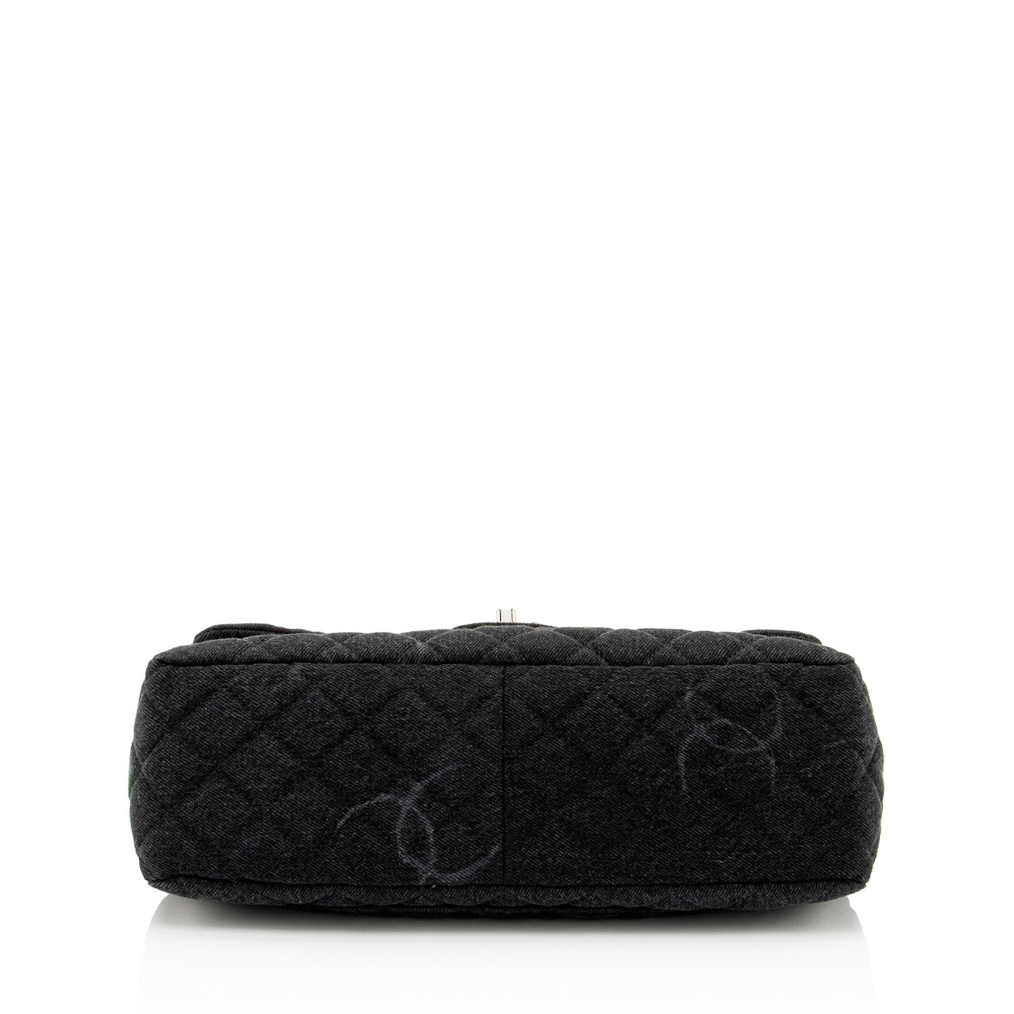 Chanel Quilted Denim CC Jumbo Single Flap Bag